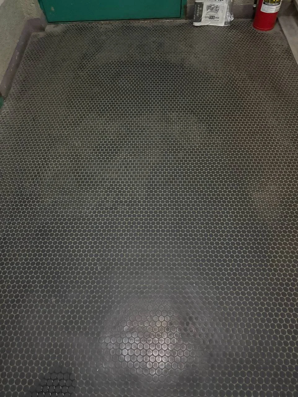 清掃後の共用通路