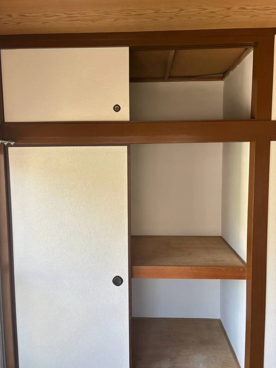 清掃後の収納まわり