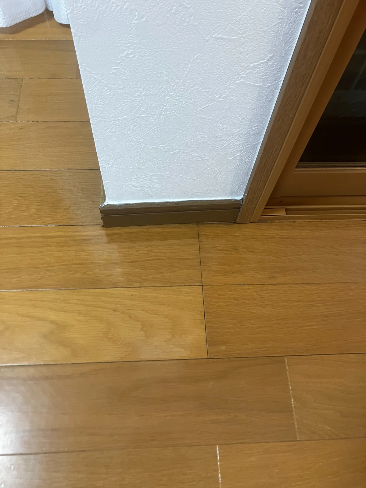 施工後の巾木まわり